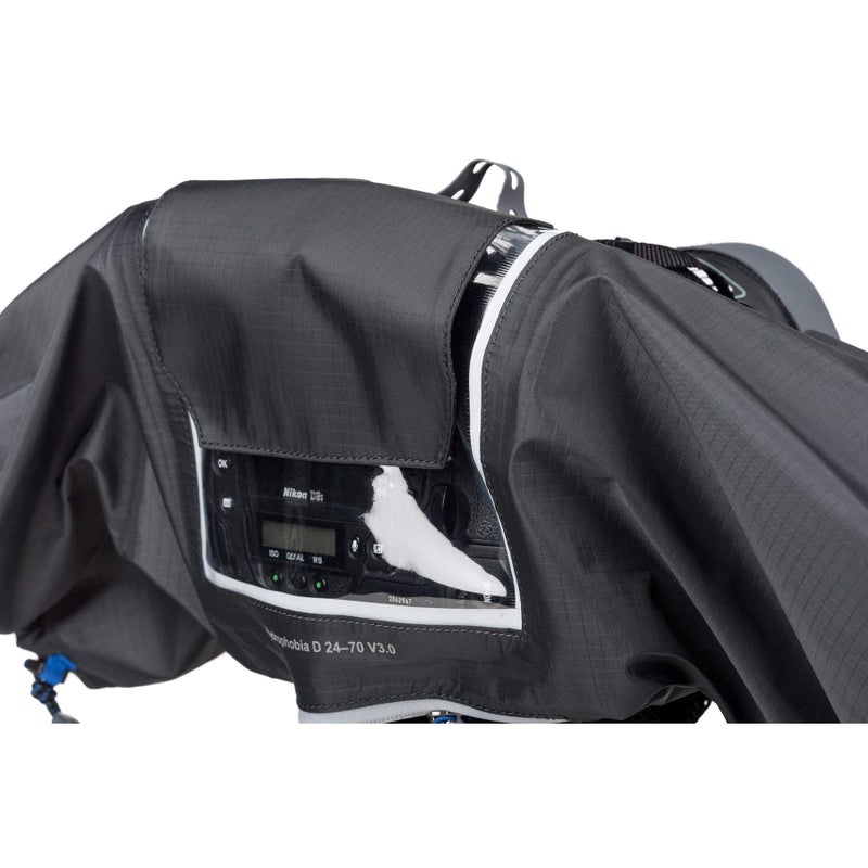 Think Tank Hydrophobia D 24-70 V3 Camera Rain Cover for DSLR and Mirrorless Camera with 24-70mm f/2.8 Lens (Black) - Image 4